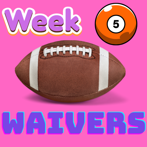 Week 5 Waiver Wire