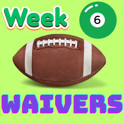 Week 6 Waiver Wire